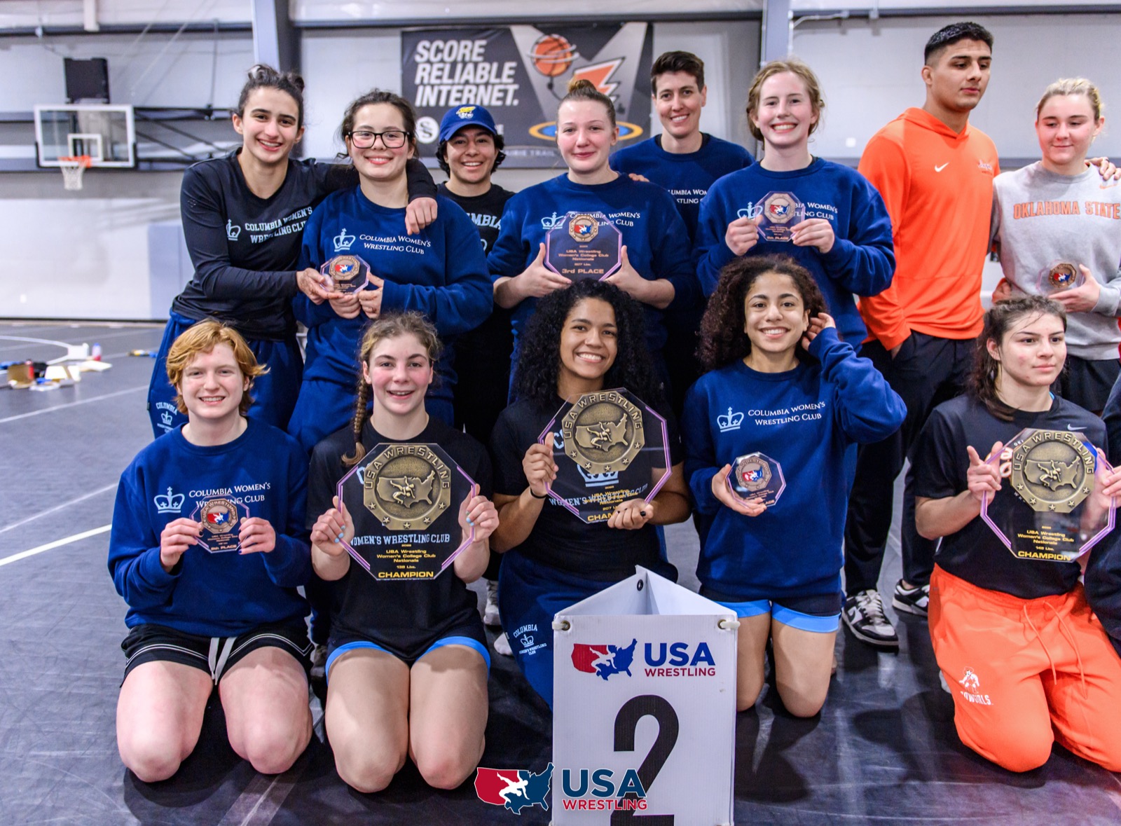 Columbia Women's Wrestling — 2nd Place, 2026 Women's Collegiate Club Nationals
